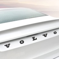 EMBLEMAT LOGO ZNACZEK LITERKI NAPIS DO VOLVO NA KLAPĘ TYŁ CZARNY POŁYSK