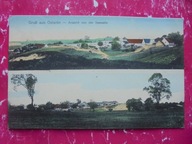 OSŁONINO OSLANIN PUCK GDYNIA SOPOT GDAŃSK PANORAMA WSI OD JEZIORA 1915 RRRR