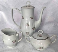 DZBANEK, MLECZNIK I CUKIERNICA Z PORCELANY ZP BOGUCICE Z OKRESU PRL