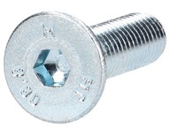 M6x30 A2 nierdzewna śruba stożkowa lewy gwint.