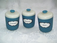 POJEMNIKI NA PRZYPRAWY z PRL-u- 6 sztuk