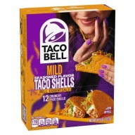 Taco Bell Mild Seasoned Flavor Crunchy Taco Shells Box z USA