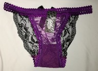 Sexi figi koronkowe z wycięciem