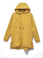 Bluza z Kapturem Długa Żółta Gina Benotti |R. 40/42 L/XL