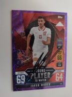 Karta panini autograf Polska Liga Narodów Jakub Moder