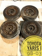 KOŁA OPONY 14 4X100 TOYOTA YARIS I 1998- 2005 Komplet