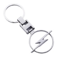 BRELOK BRELOCZEK do kluczy zawieszka OPEL srebrny