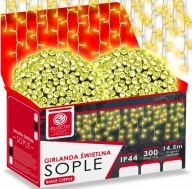 SOPLE LAMPKI CHOINKOWE 300 LED 14.5M ZEWNĘTRZNE ŚWIATEŁKA ŚWIĄTECZNE +FLASH