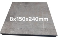 Blacha stalowa formatka z blachy 8mm 150x240mm