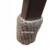 Ochraniacze ^ „skarpetki” ^ Wyciszacze na nogi krzeseł IKEA szare