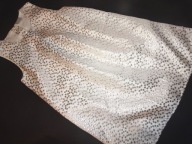 NAME IT 128 cm SUKIENKA WIZ. SREBRNE GROCHY NOWA!