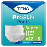 Majtki chłonne TENA Pants ProSkin Super S 12 sztuk NEW