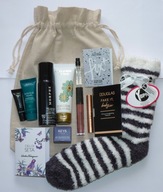 ŚWIĄTECZNY ZESTAW KOSMETYKÓW WOREK BOX NA PREZENT dla kobiet wiek 20-30 lat