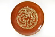 PRL PRUSZKÓW PIĘKNA PATERA TALERZ OZDOBNY ZOBACZ!