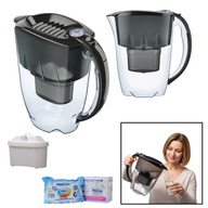 DZBANEK FILTRUJĄCY DO DOMU OSZCZĘDNOŚĆ WODY AQUAPHOR AMETHYST 2,8 L CZARNY