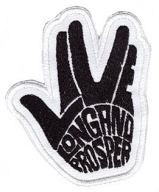 STAR TREK _ LIVE LONG AND PROSPER ____ ŁATKA, NASZYWKA 8x10cm