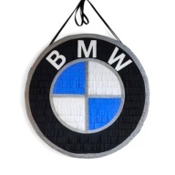 Piniata urodzinowa Samochód Auto BMW. Zestaw z kijem i konfetti.