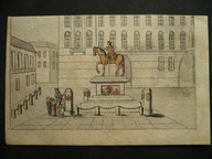 pomnik Fryeryka Wielkiego w Królewcu, oryg. 1819 + akwarela