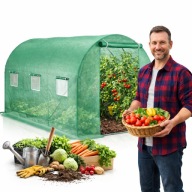 TUNEL FOLIOWY 7,5m2 OGRODOWY SZKLARNIA MOCNA KONSTRUKCJA FOLIAK 2,5x3x2m