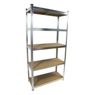 REGAŁ METALOWY MAGAZYNOWY WARSZTATOWY 150X75X30 5 PÓŁEK MOCNY 875KG