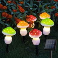 Solarne lampki ogrodowe grzybki LED wodoodporne dekoracje Joycome LAMPY