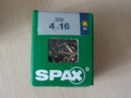 SPAX WKRĘTY 4X16 300 ZŁOTE BEZ WIERCENIA DO OKUĆ