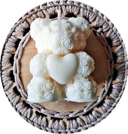 Świeczki sojowe Miś z serduszkiem świeca na Walentynki świeczka dla Kobiet