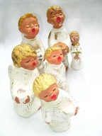 ANIOŁKI CERAMICZNE - 6 SZT.