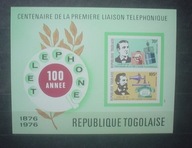 BLOK Mi 102 B ** TOGO 100 LAT TELEFONU