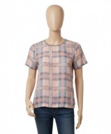 Topshop Krata / Check – Stylowa Bluzka / Top – Rozmiar 34 / XS