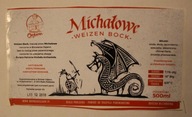 ETYKIETA NAKLEJKA - Browar Osjann Biała Podlaska - Michałowe - WEIZEN BOCK
