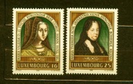 LUKSEMBURG** EUROPA, kobiety, księżne Luksemburga Mi 1390-91