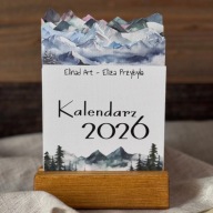 Górski kalendarz 2026 biurkowy - prezent dla miłośnika gór