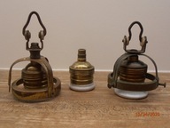 Stare oprawki do żarówek .3 sztuki.