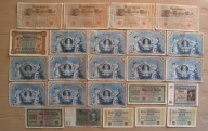 Niemcy Zestaw banknotów 95 szt. 1908 - 1929