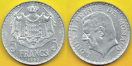 MONACO 5 FRANCS 1945 r. - 1
