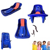 SANKI ŚLIZG Z PODPARCIEM HAMULEC PLASTIKOWE DLA DZIECI BOBSLEJ BEZPIECZNE