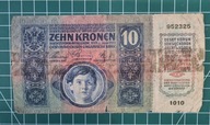 Banknot 10 koron 1915 Austro- Węgry