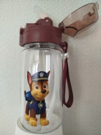 Bidon| Butelka 550 ml| Ze słomką| Psi Patrol| Fiolet| Chase 2| AS