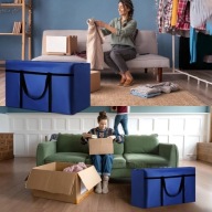 4x TORBY TRANSPORTOWE 180L DO PRZEPROWADZKI PRZENOSZENIA RZECZY Z ZAMKIEM