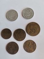 Zestaw 7 starych monet (nr 29) Gramy dla WOŚP