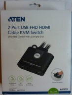 ATEN 2-portowy przełącznik KVM USB FHD HDMI CS22HF