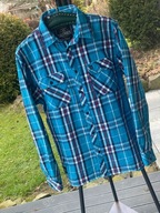 8 Koszula sport turystyka Saltrock flanela ciepła urocza krata rozmiar M