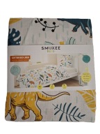 POŚCIEL BAWEŁNIANA DINOZAŁRY ZAPIĘCIE NA ZAMEK 160X200 CM