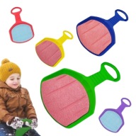 ŚLIZG SANKI PLASTIKOWE DLA DZIECI Z PIANKĄ WYGODNY BEZPIECZNY SOLIDNE