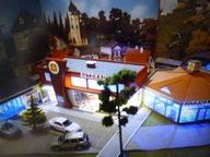 AUTO-SALON z Serwisem i Oświetleniem w H0