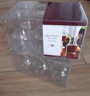 Mini Karafki 12szt Na Wino Napój Plastik Miniatury 221ml