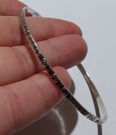 Srebrna stara bransoletka Rytosztuka