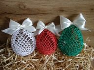 Jajka pisanki szydełkowe - komplet 2