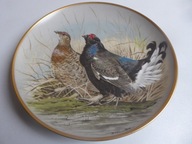 Talerz ptak Cietrzew Limoges Haviland autor Basil EDE 23 cm